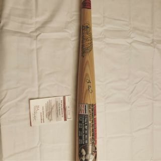 Sensational Cooperstown Hall Of Fame Bat Autographed By Yogi Berra