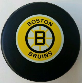 Boston Bruins Trench Vintage Ziegler General Tire Slug Nhl Game Puck Gem