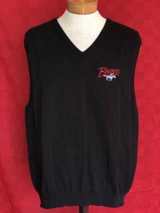 Rare Vintage Tampa Bay Bandits Usfl Football Coaches Vest 2xl Perfect 1980s Burt