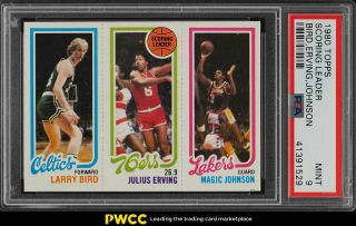 1980 Topps Basketball Larry Bird & Magic Johnson Rookie Rc Psa 9 (pwcc)