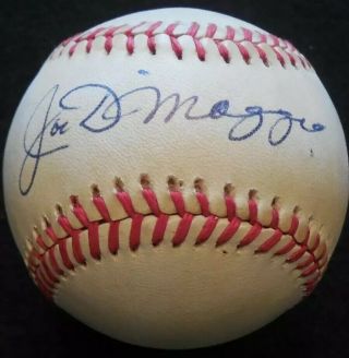 Joe Dimaggio Signed Mlb Baseball — Psa/dna — Autograph Al Ball — Signature
