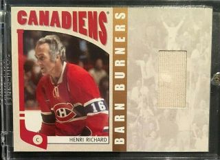2004 - 05 Itg Franchises Canadian Barn Burners Gold Henri Richard /20 Canadiens