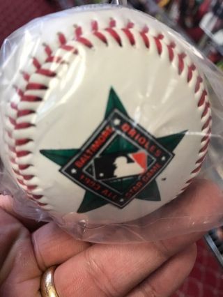 1993 Rawlings Official All Star Game Baseball Ball Baltimore Orioles In Bag