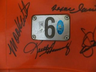 (26) Signed 1986 Mets Shea Stadium game Seat Back w/COA Carter Autograph 3
