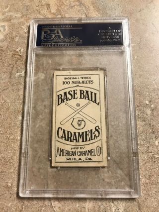 1909 E90 - 1 American Caramel Baseball Ty Cobb 25 PSA 3 TIGERS HOF 2