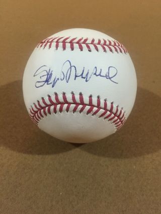 Stan Musial Autographed Baseball St.  Louis Cardinals Hologram
