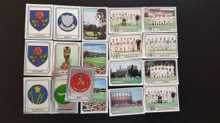 Panini Cricket Stickers 1983 18 Loose Stickers Inc 7 Foils In Verey Good Conditi