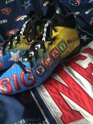 Lerentee McCray NFL Game Issued My Cause My Cleats Jacksonville Jaguars LB W/COA 3