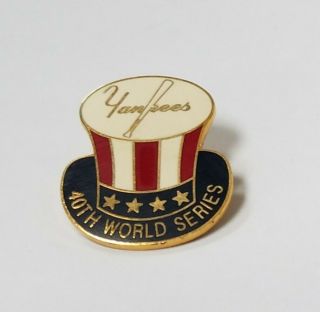 York Yankees 40th World Series Press Pin