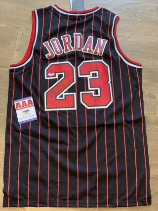 Michael Jordan Autographed Authentic Nike Jersey Bulls