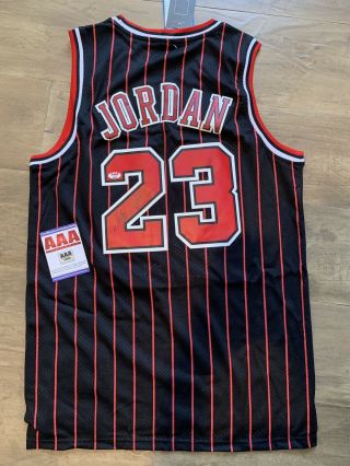 Michael Jordan Autographed Authentic Nike Jersey Bulls 5