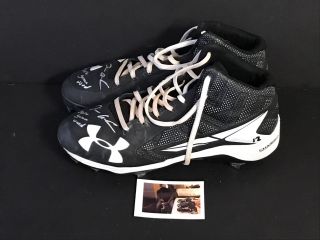 Tim Anderson Chicago White Sox Signed 2016 Game Cleats AB1 4
