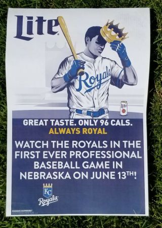 Kansas City Royals Omaha Nebraska First Mlb Poster Hang Lite Beer June Play 2019