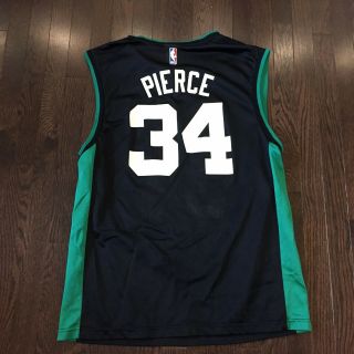 Paul Pierce Boston Celtics Black Nba Reebok Jersey Mens Size L