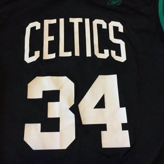 Paul Pierce Boston Celtics Black NBA Reebok Jersey Mens Size L 4