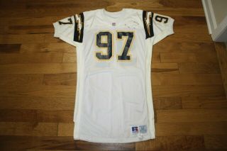 John Parrella 1994 San Diego Chargers Game Jersey Russell Size 52,  4