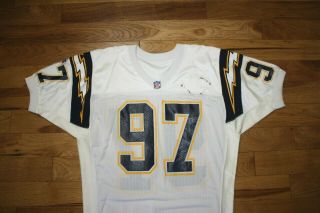 John Parrella 1994 San Diego Chargers game jersey Russell size 52,  4 2