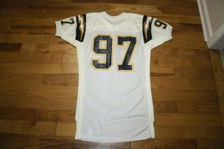 John Parrella 1994 San Diego Chargers game jersey Russell size 52,  4 5