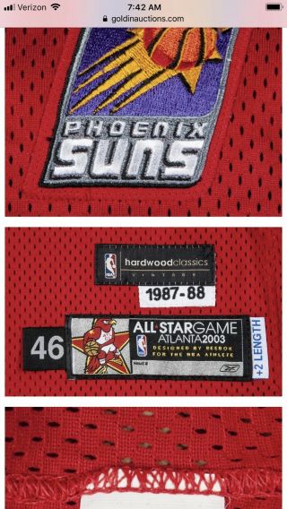 Authentic Stephon Marbury Game Issued 2003 All Star Game Jersey 6