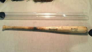 Dusty Baker Authentic Mlb Game Uncracked Bat Los Angeles Dodgers
