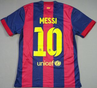 Leo Messi Fc Barcelona Season 2014 2015 L Large Player Issue Vapor Home
