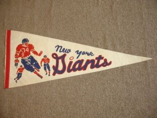 1950 York Giants Football Pennant - 28 "