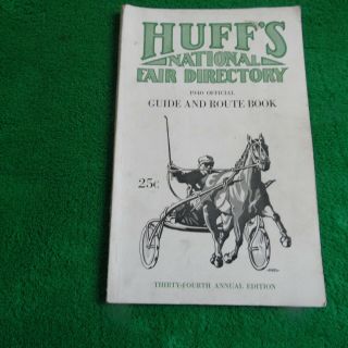 Harness Horse Racing 1940 Huff 