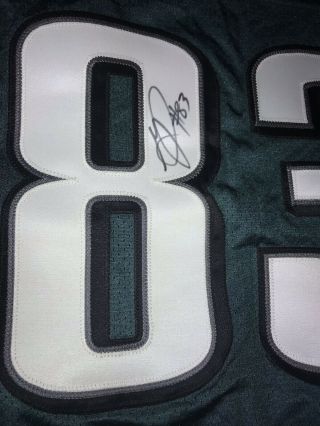 Philadelphia Eagles Greg Lewis autographed Game Worn Jersey Size 48.  NFL,  Gamer 4