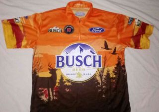 Kevin Harvick Busch Outdoors Stewart Haas Racing Team Issued Pit Crew Shirt