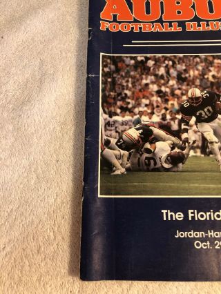 Auburn Tigers Vs Florida Gators Football Program 1983 2