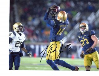 Tony Pride Jr.  Notre Dame Irish Hand Signed Autographed 8x10 Football Photo Nd