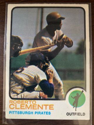 1973 Topps Roberto Clemente Pittsburgh Pirates 50 Baseball Card