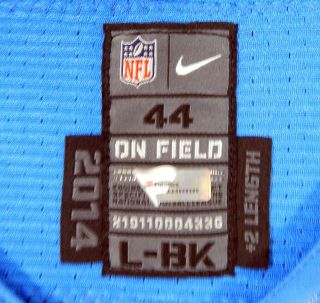 2014 San Diego Chargers Greg Ducre 33 Game Issued Light Powder Blue 4