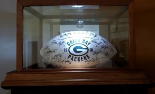 Officially Certified 2010 Green Bay Packers Team And Staff Signed Football