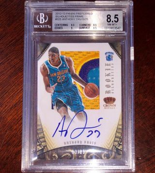 Anthony Davis 1/1 Jersey 23/25 Silhouette Prime Rpa Rc Auto Logo Patch Lakers