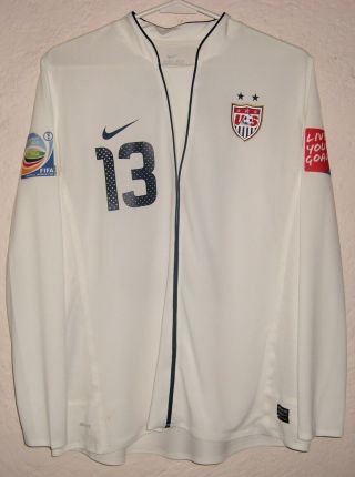 Usa Nike Womens World Cup 2011 Alex Morgan Player Issue Soccer Jersey Very Rare