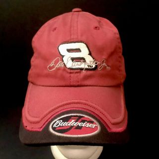 Dale Earnhardt Jr.  8 Budweiser Racing Nascar Hat By Chase Authentics Rare Cap