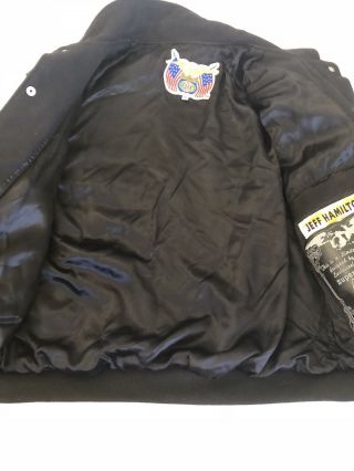 Rare Limited Edition Jeff Hamilton Rams XL Leather/Wool Jacket Bowl XXXIV 5