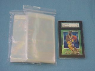 10 Packs Of Graded Cards 1,  000 Sleeves,  Fits Psa,  Bgs,  Sgc Cards