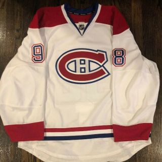 2014 MONTREAL CANADIENS GAME WORN JERSEY RILEY BRACE / TEAM LOA 2