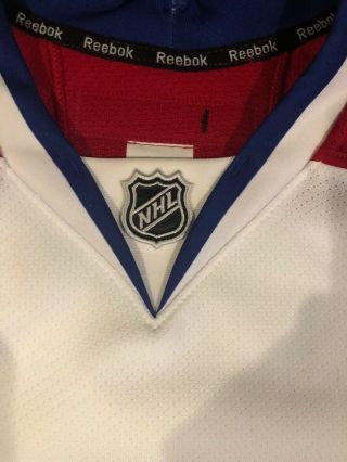 2014 MONTREAL CANADIENS GAME WORN JERSEY RILEY BRACE / TEAM LOA 7