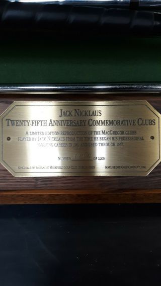 Jack Nicklaus Commemorative Golf Club Set 2