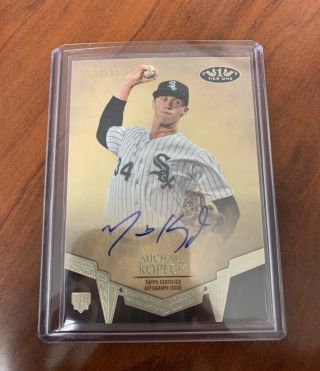 Michael Kopech 2019 Topps Tier One Rc Rookie Auto White Sox