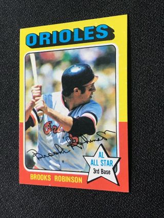 1975 Topps Brooks Robinson 50 Baltimore Orioles 3