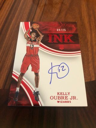 2015 - 16 Panini Immaculate Kelly Oubre Jr.  Rookie Ink Red Autograph ’d 9/25 Auto