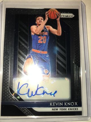 2018 - 19 Prizm Basketball Kevin Knox Auto