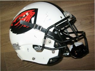 2017 Oregon State Beavers Game White Football Helmet - 15