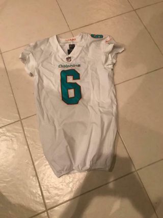 Jay Cutler 6 Miami Dolphins Game Nike White Jersey 2017 Last Jersey ?