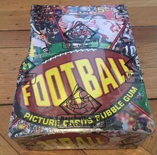 1977 Topps Football Wax Box Bbce Authenticated