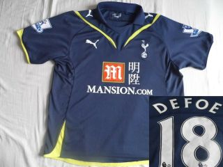 Jersey Retro Tottenham 2009/2010 Defoe Old Football Shirt Pumar Vintage